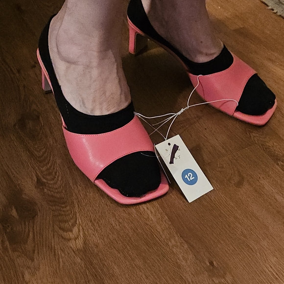 A New Day Women's Lindie Mule Heels, Open Toe, Memory Foam size 13 - Picture 6 of 7